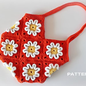 Crochet Pattern Crochet 3D Flower Purse Pattern No. 016 INSTANT DIGITAL DOWNLOAD image 2