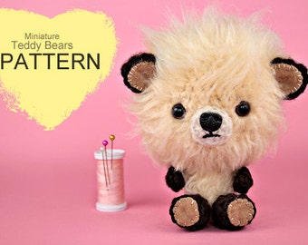 Crochet Pattern - Miniature Crochet Teddy Bears (Pattern No. 043) - INSTANT DIGITAL DOWNLOAD