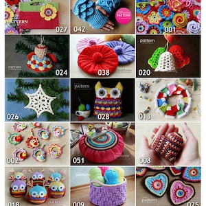 Crochet Patterns - Pick Any 3 Crochet and Knitting Patterns Bundle