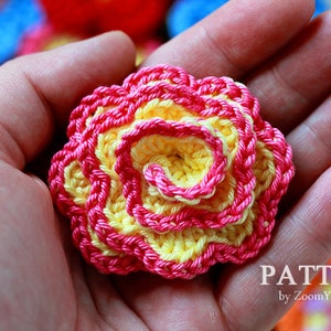 Crochet Patterns Big Flower Party Pattern No. 001 INSTANT DIGITAL DOWNLOAD image 3