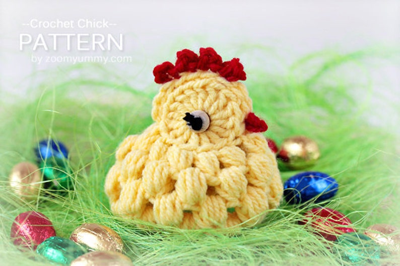 Crochet Pattern Crochet Chick Pattern No. 040 INSTANT DIGITAL DOWNLOAD image 1