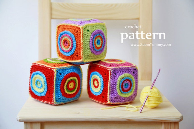 Crochet Pattern Crochet Soft Toy Cube Pattern No. 069 INSTANT DIGITAL DOWNLOAD image 2