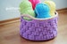 Crochet Pattern - Big Crochet Basket (Pattern No. 009) - INSTANT DIGITAL DOWNLOAD 