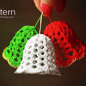 Crochet Pattern Crochet Christmas Bells Pattern No. 020 INSTANT DIGITAL DOWNLOAD image 1