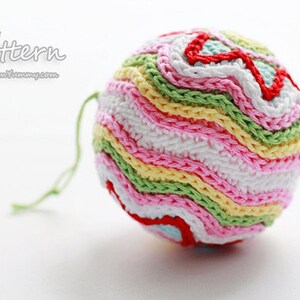 Crochet Pattern Colorful Christmas Star Ball Pattern No. 011 INSTANT DIGITAL DOWNLOAD image 3