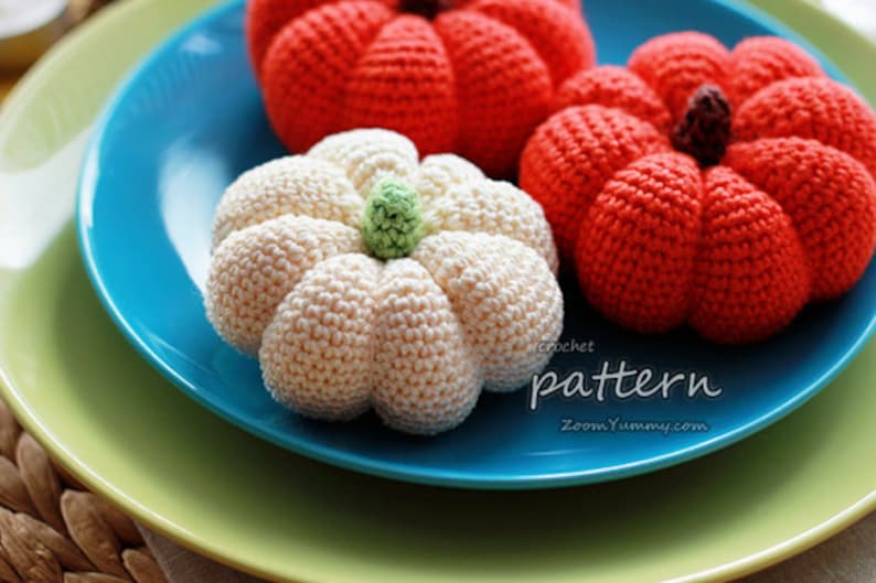 Crochet Pattern Crochet Pumpkins Pattern No. 004 INSTANT DIGITAL DOWNLOAD image 1