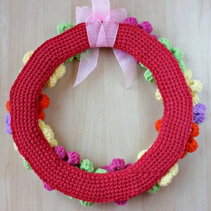 Crochet Pattern Crochet Flower Wreath Pattern No. 044 INSTANT DIGITAL DOWNLOAD image 3