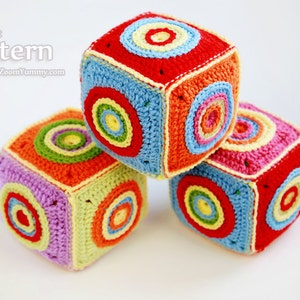 Crochet Pattern Crochet Soft Toy Cube Pattern No. 069 INSTANT DIGITAL DOWNLOAD image 1