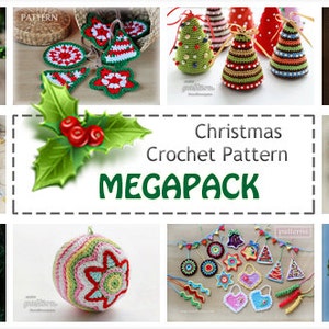 Christmas Crochet Pattern MEGAPACK (10 Selected Crochet Patterns Included)