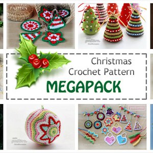 Christmas Crochet Pattern MEGAPACK (10 Selected Crochet Patterns Included)