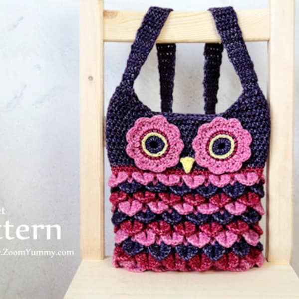 Crochet Owl Purse Etsy