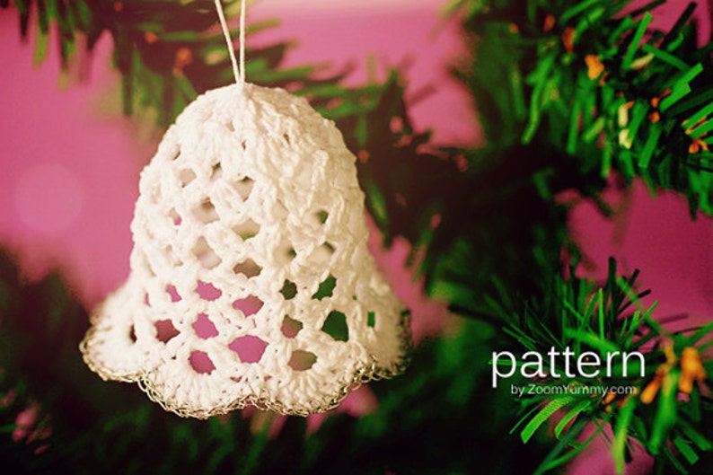 Crochet Pattern Crochet Christmas Bells Pattern No. 020 INSTANT DIGITAL DOWNLOAD image 2