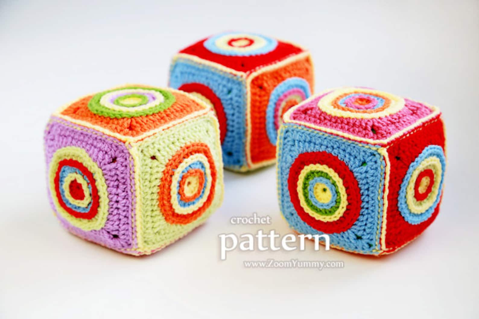 Crochet Pattern Crochet Soft Toy Cube Pattern No. 069 Etsy