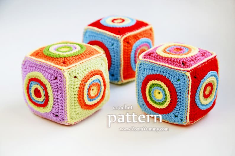 Crochet Pattern Crochet Soft Toy Cube Pattern No. 069 INSTANT DIGITAL DOWNLOAD image 5