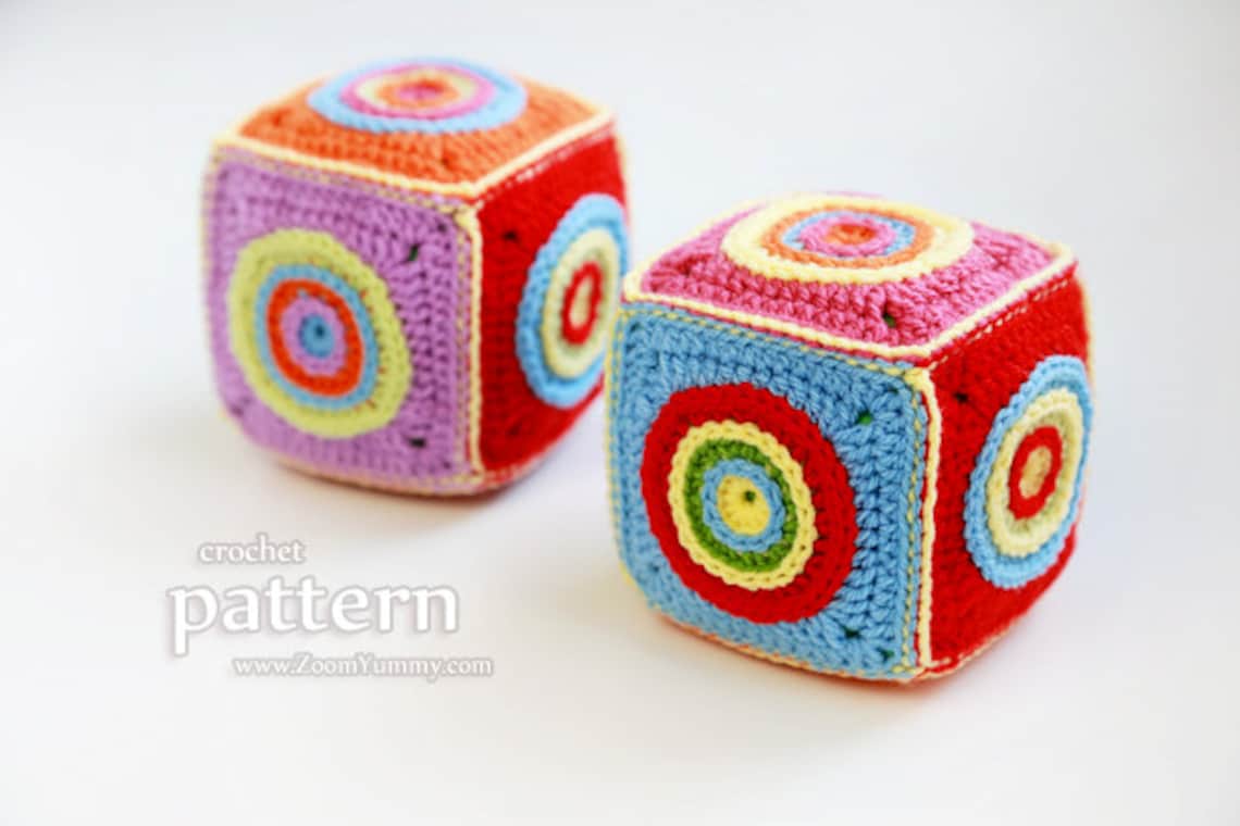 Crochet Pattern Crochet Soft Toy Cube Pattern No. 069 Etsy