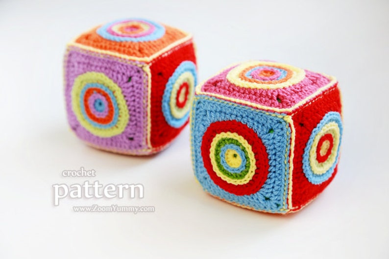 Crochet Pattern Crochet Soft Toy Cube Pattern No. 069 INSTANT DIGITAL DOWNLOAD image 4