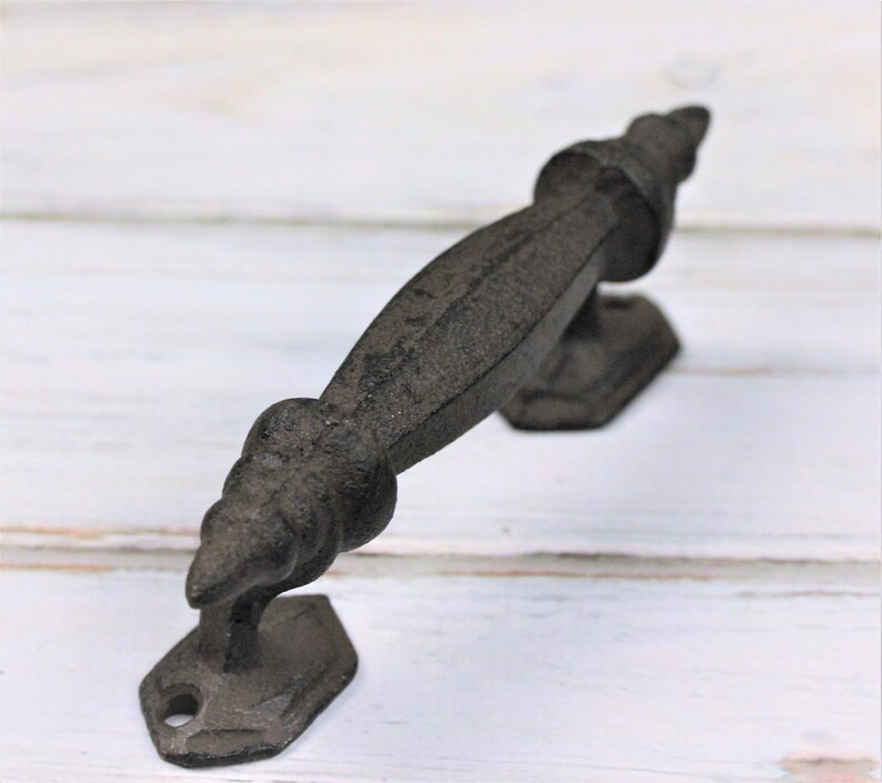Cast Iron Pulls Knobs Iron Pulls Rustic Knobs Etsy