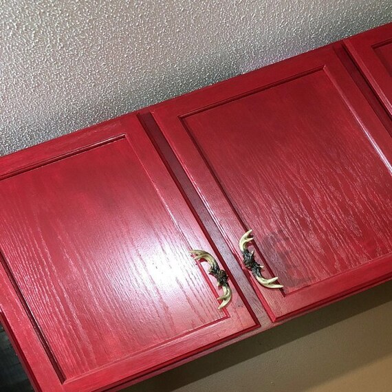 Deer Antler Pull Drawer Pulls Faux Deer Antlers Knobs Etsy
