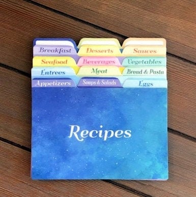 Recipe Dividers 3x5 - Creative Kitchen Fargo