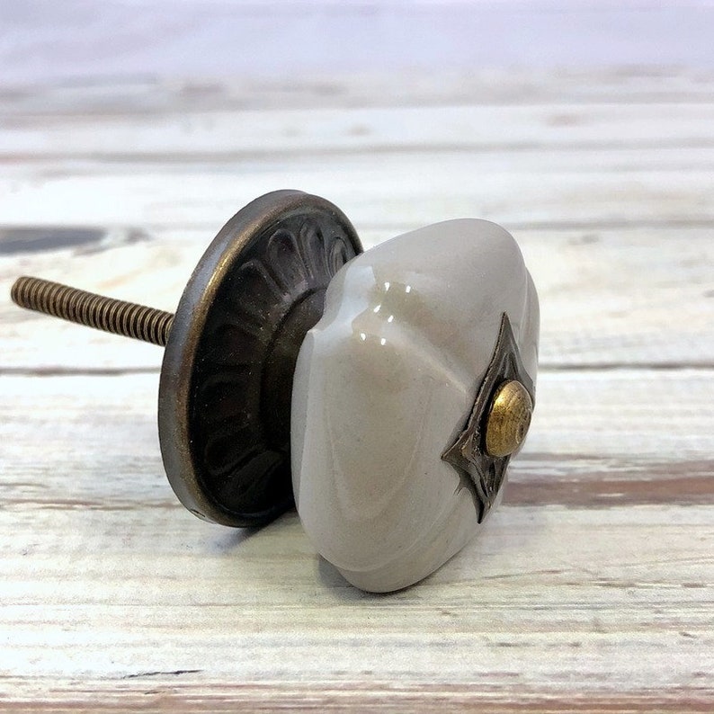 Grey Knobs Dresser Knob Drawer Knobs Rustic Etsy