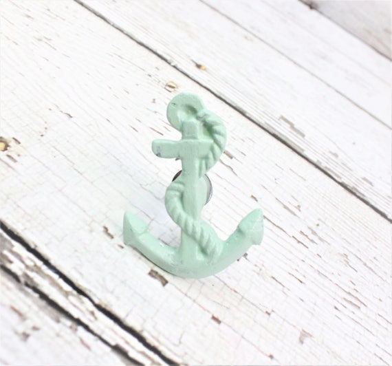 Anchor Knob Nautical Pulls Cabinet Knobs Dresser Knobs Etsy