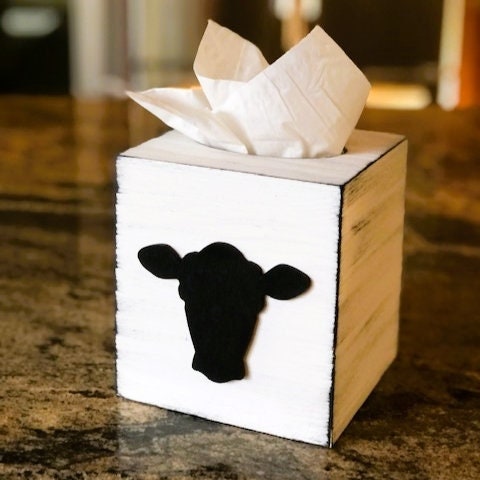 Tissue Box Cover Boho Decor Square Paper Tissue Holder with Bead Buckle  Macrame Napkin Tissues Organizer Home Decor (15*14*14cm)
