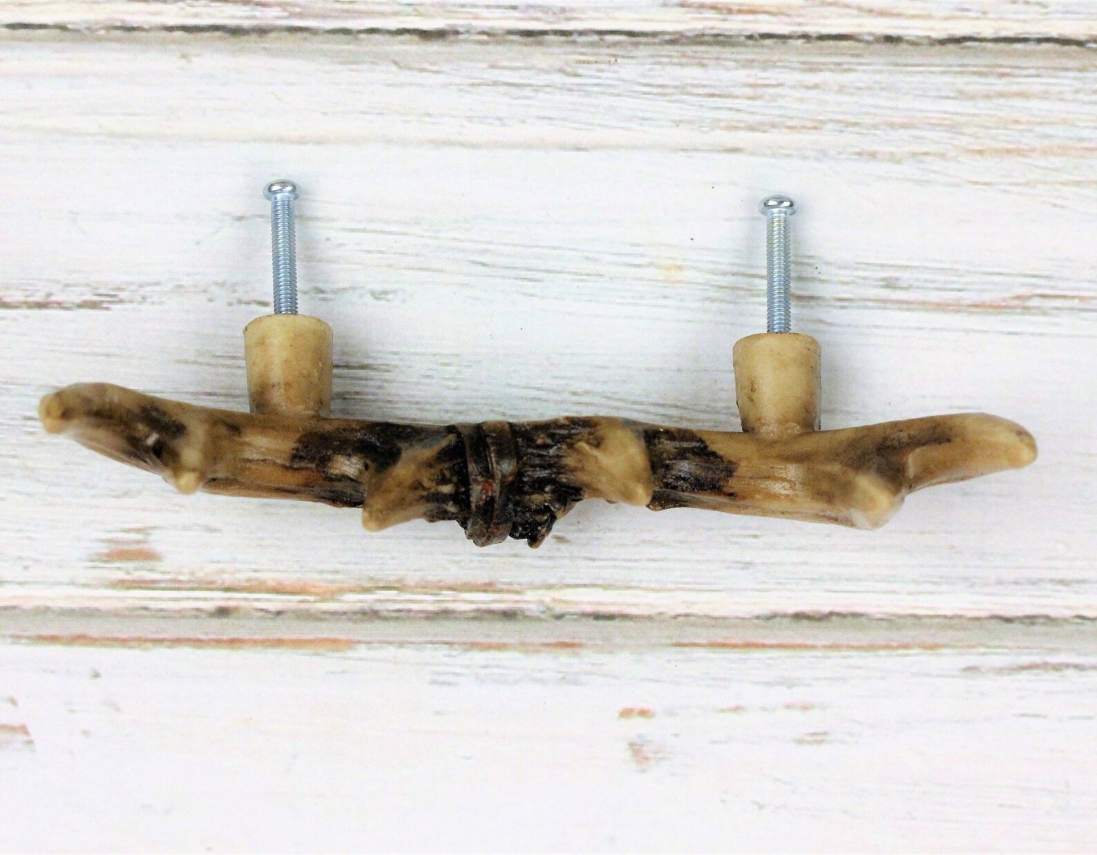 Deer Antler Pull Drawer Pulls Faux Deer Antlers Knobs Etsy