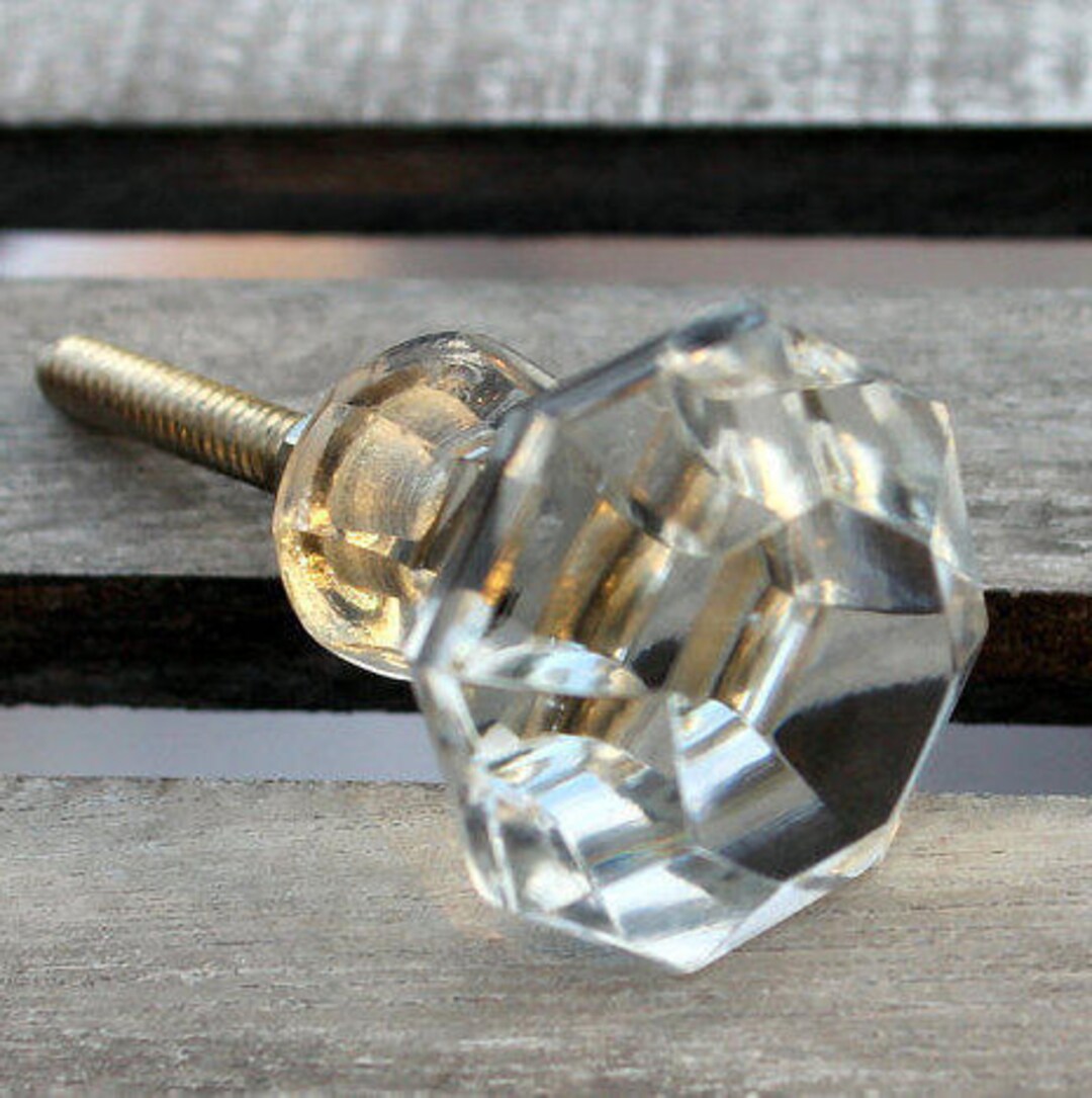 Glass Knobs Knobs Dresser Knob Vintage Glass Knobs Farmhouse