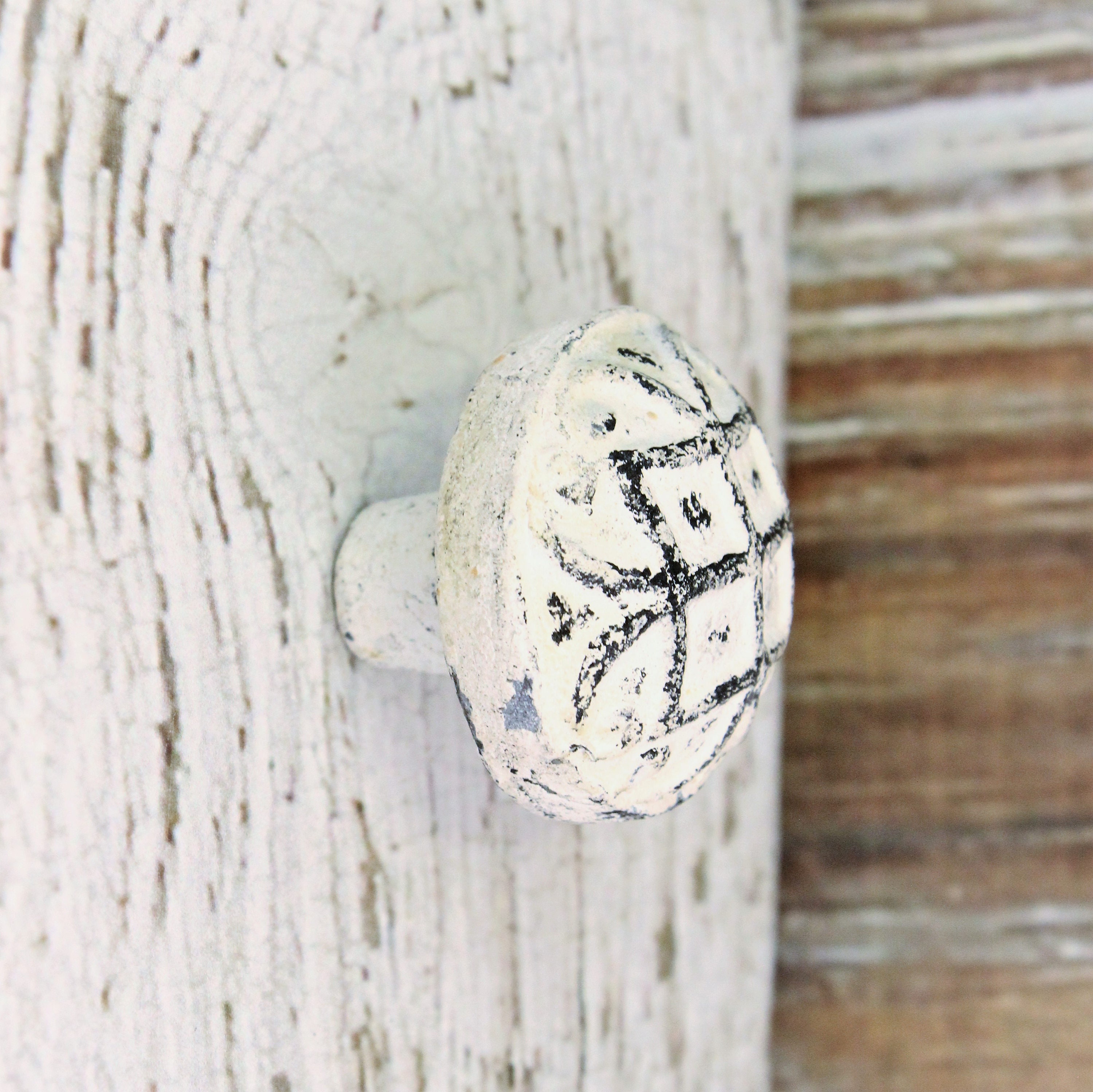 Rustic Farmhouse Knobs White Drawer Pulls Dresser Etsy