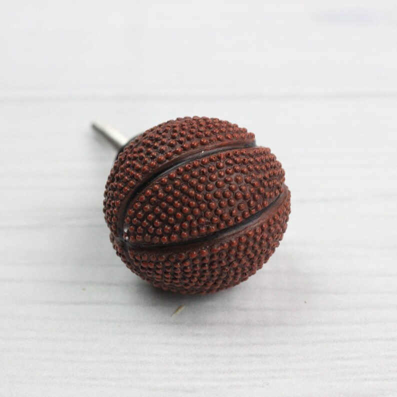 Sports Drawer Knobs Baseball Knob Basketball Knob Football Etsy
