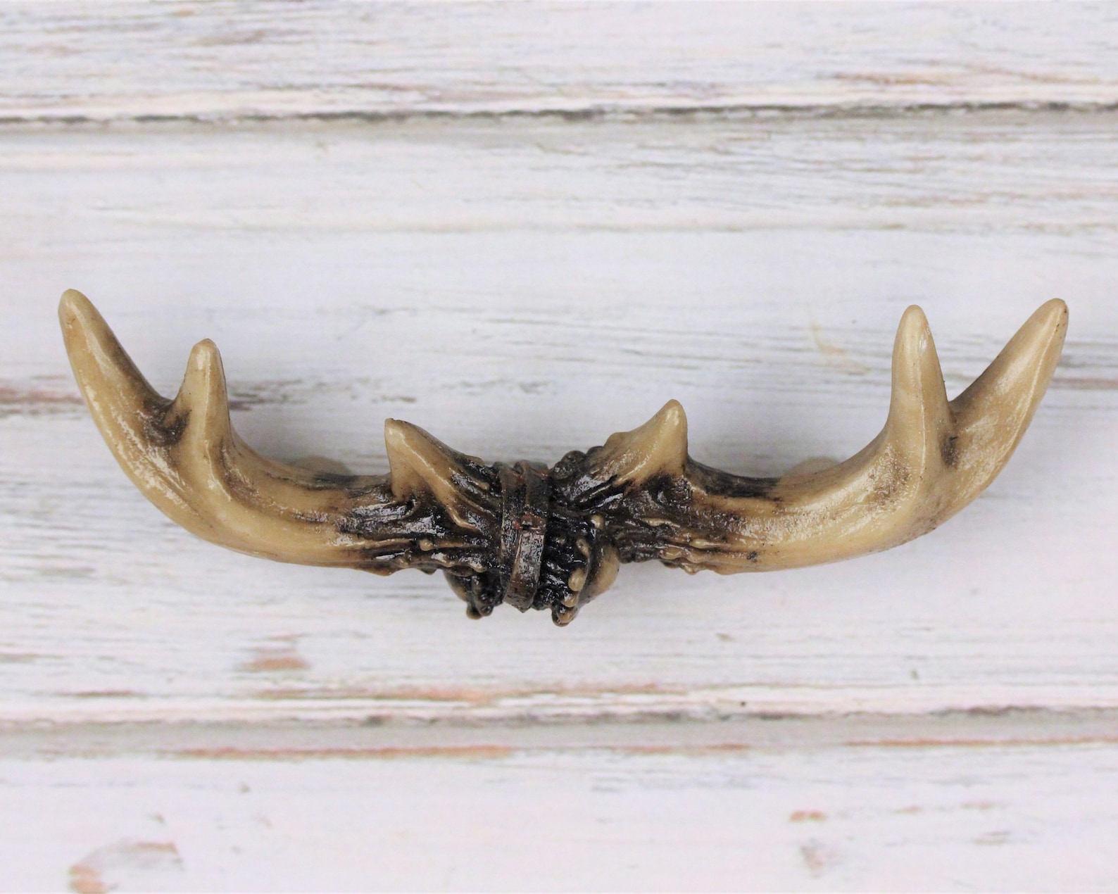Deer Antler Pull Drawer Pulls Faux Deer Antlers Knobs Etsy