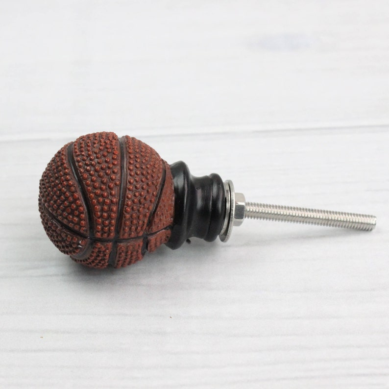 Sports Drawer Knobs Baseball Knob Basketball Knob Football Etsy