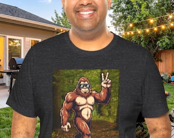 Bigfoot Sasquatch Shirt Bigfoot Shirt, Funny Shirt Gift Idea Perfect Dad Brother Nature enthusiasts Present Humorous Humorist Design