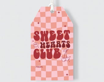 Printable Valentine's Day Gift Tags | Heart Classroom Valentines (Instant Download)