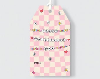Valentine’s Day Gift Tags | Printable Valentine Tags | Cute Heart Tags | Classroom Valentines | Instant Download | Kids Valentine’s Day Tags