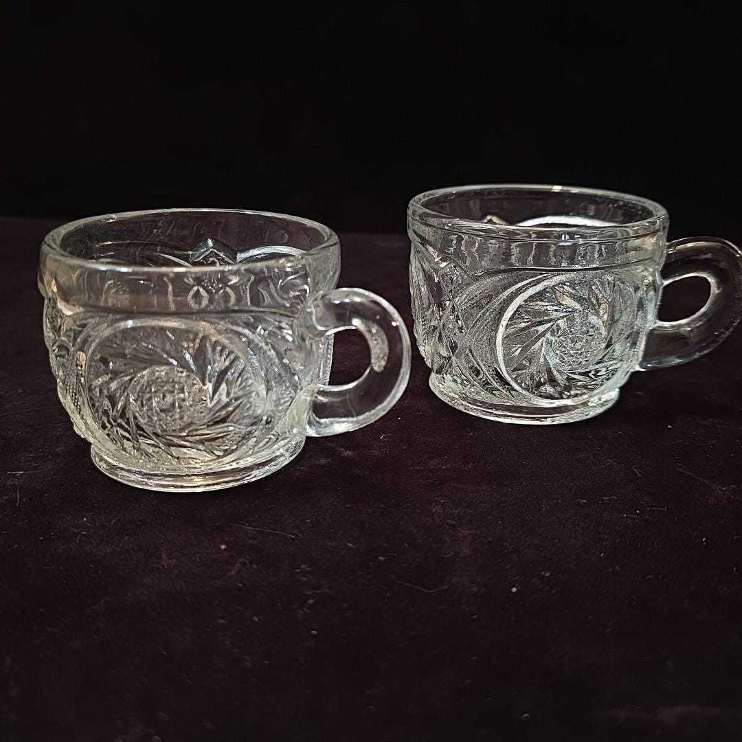 2 Vintage LE Smith AZTEC Punch Cup Glass Pinwheel Discontinued - Etsy