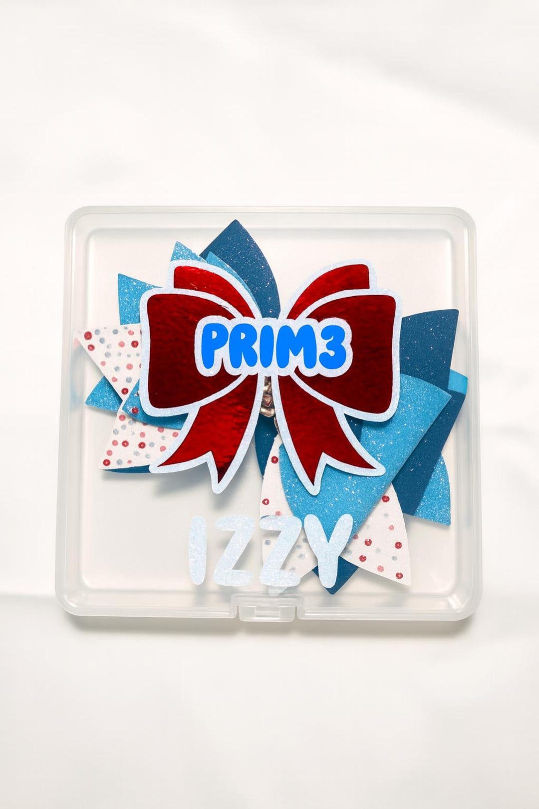 Personalized Cheer Bow Storage Box | All-star Cheerleading Bow Holder ...