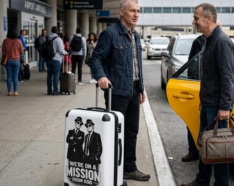 Were On A Mission From God-koffer | Blues Brothers-kunstwerk