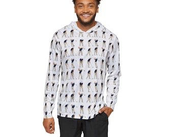 Golfer Swing Pattern Hoodie | Allover-Druck