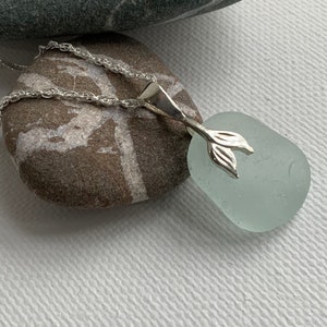 Sea Glass Necklace, Aqua Sea glass, Sea Glass Jewellery, Sea Glass, Seaham, English Sea Glass