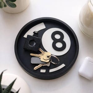 Bandeja para bolas de billar / Organizador multiusos impreso en 3D / Regalo para él o ella