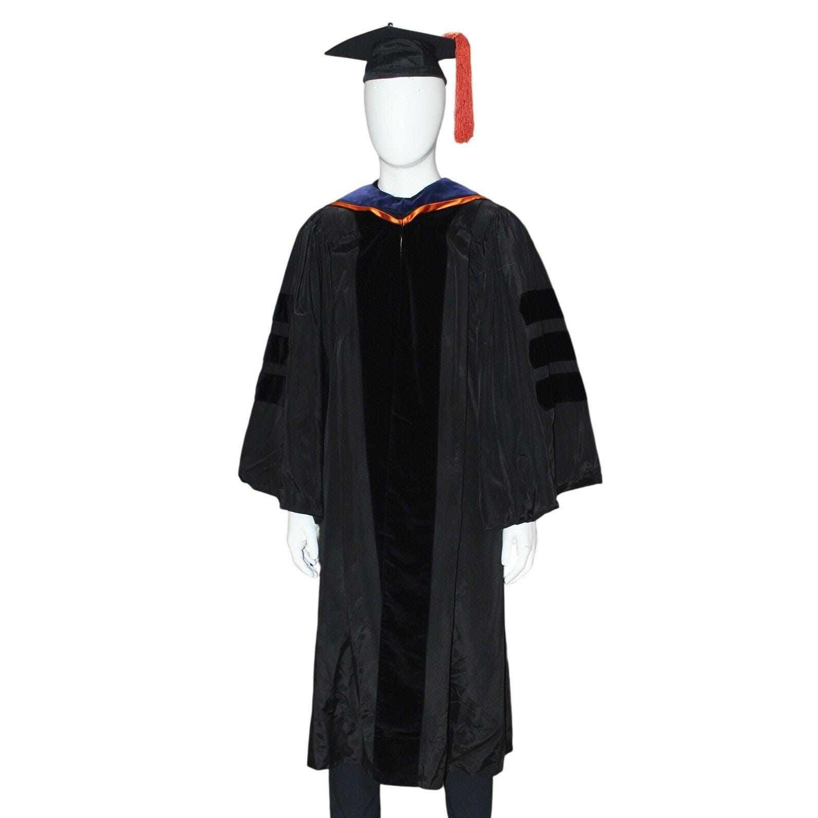 slim fit dress slacks University of Sydney PhD Graduation Gown Set - Gown, Hood and Mortar B main image 0