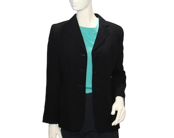 00s armani wool knit 2b tailored jacket Giorgio Armani 00s Pure