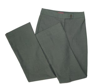 Vintage Esprit Olive Green Straight Leg Pants XS 25x29