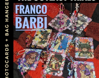 Tarjetas fotográficas y llaveros inspirados en Franco Barbi