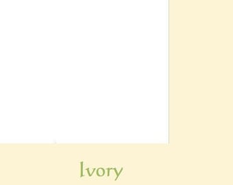 May include: A solid ivory background.