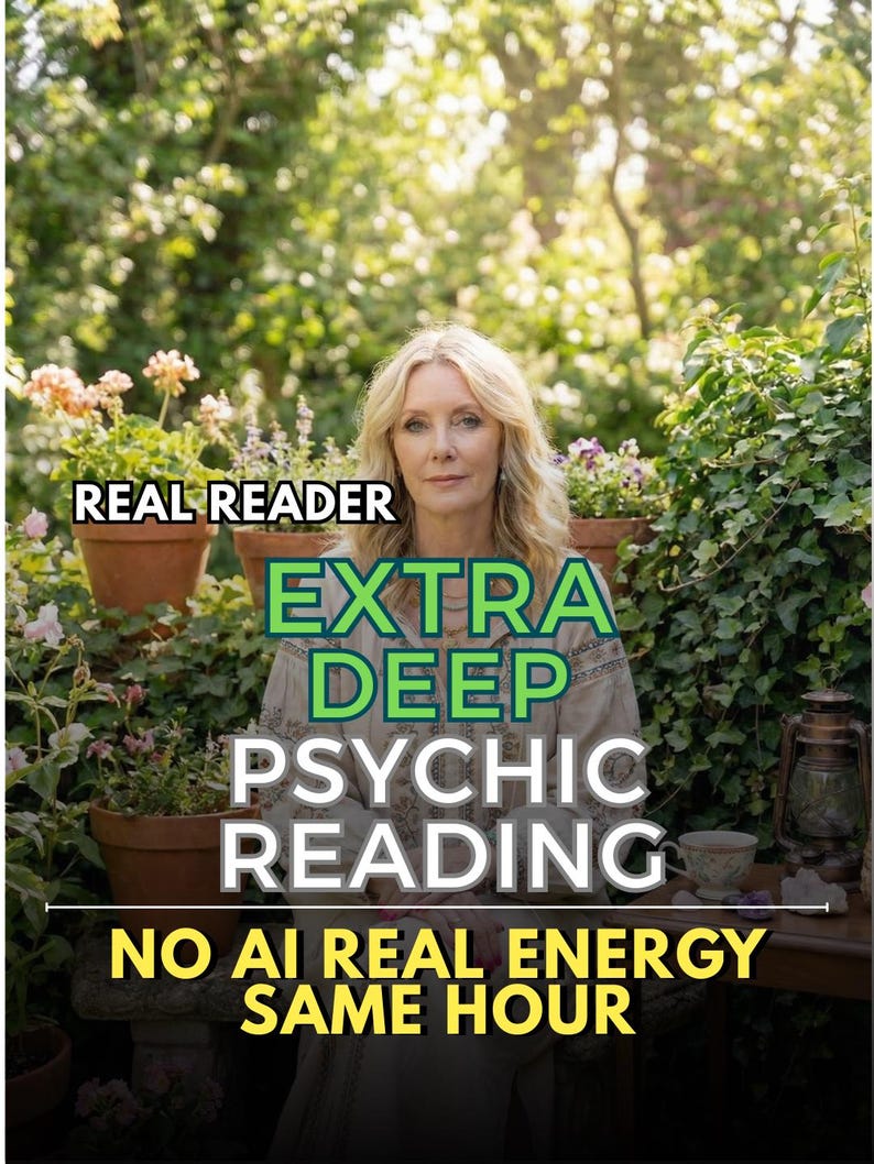 Same Hour Extra Deep Psychic Reading Same Hour, Real Medium Insight | Love, Career, Future, Destiny, Life Purpose Detailed Reading, Accurate image 1