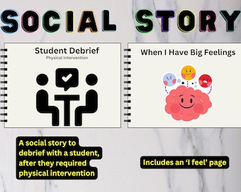 Quando ho grandi emozioni – Una storia sociale per dopo un intervento fisico / crisi