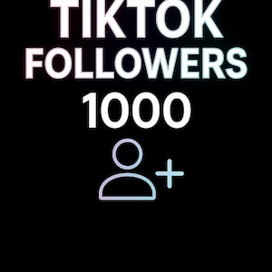 TikTok 1000 follow | Fast & Safe Delivery | Viral TikTok Video Boost |   Service