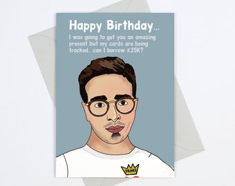 Tinder Swindler Funny Birthday Card Netflix Tv Show Etsy Finland
